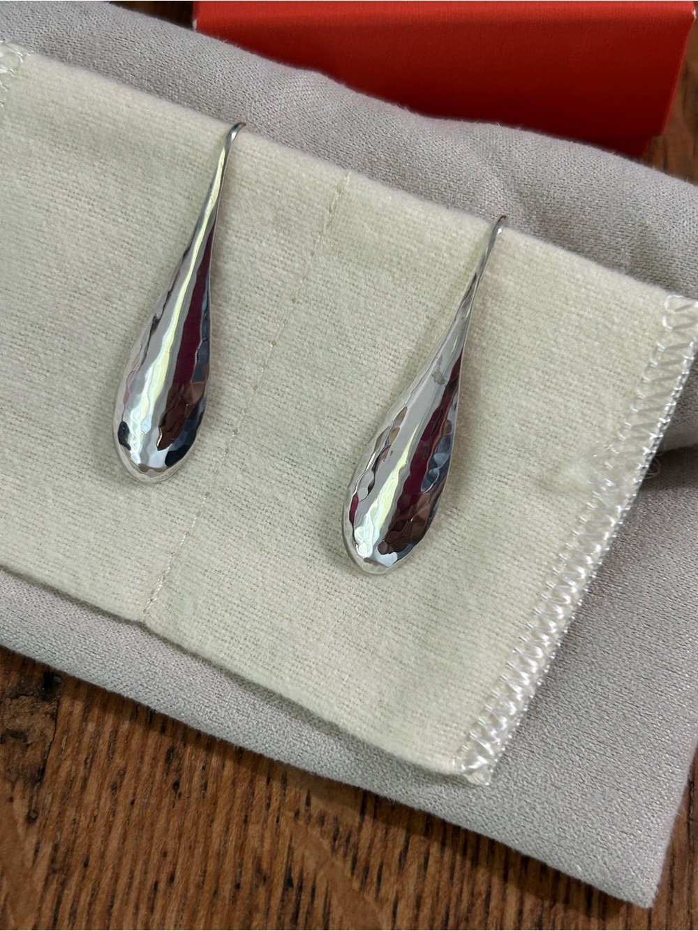 James Avery Silver Teardrop Earrings - Silver - Picture 3 of 4